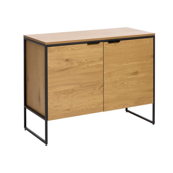 Komoda v dekore duba v prírodnej farbe 104,5x80x45 cm Cesura – Unique Furniture-image-2