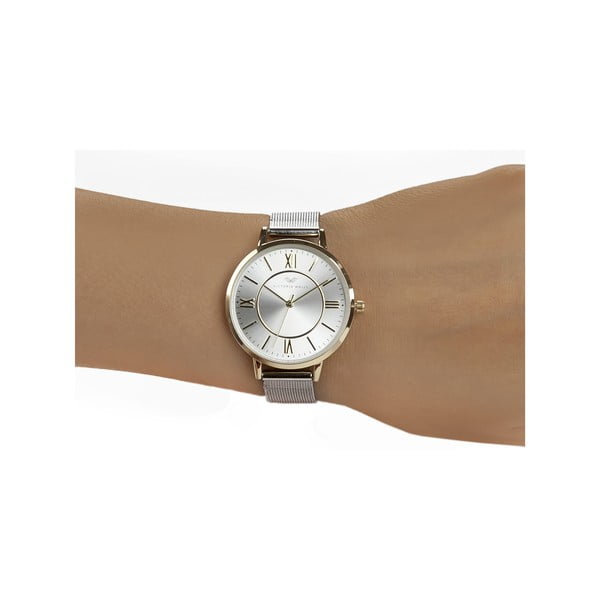 Dámske hodinky s remienkom z chirurgickej ocele Victoria Walls Mania-image-3