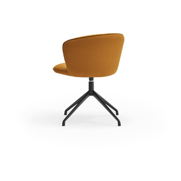 Čalúnené jedálenské kreslá v súprave 2 ks v horčicovej farbe Add – Teulat-image-2