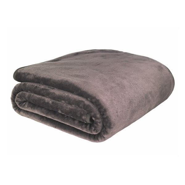 Hnedá deka Catherine Lansfield Basic Cuddly, 200 × 240 cm
