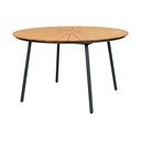 Okrúhly záhradný jedálenský stôl z teakového dreva ø 130 cm Cleveland – House Nordic