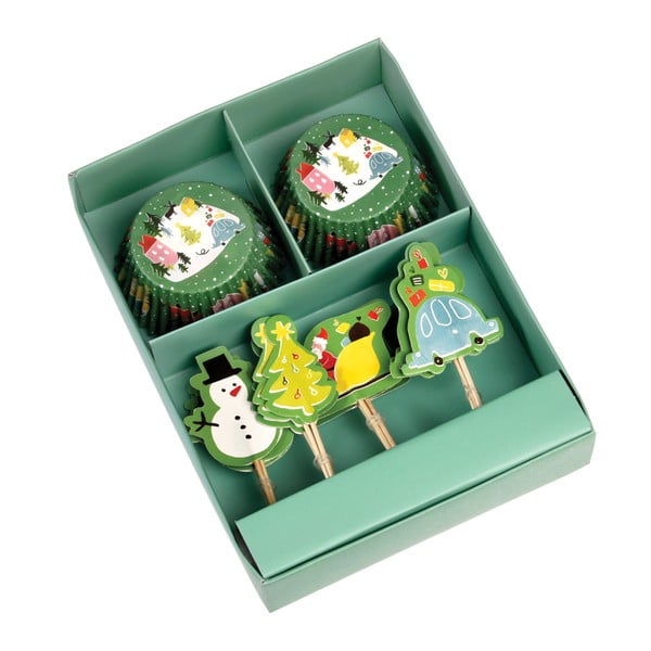 Set na pečenie muffinov s vianočným motívom Rex London Wonderland-image-1