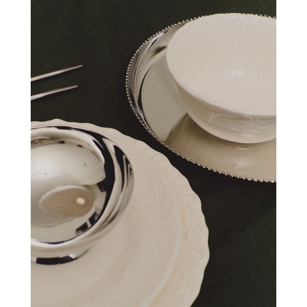 Servírovacie misky v súprave 2 ks z nehrdzavejúcej ocele v striebornej farbe Nirela – Kave Home-image-2