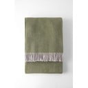 Zelený pléd s podielom bavlny Euromant Skyline, 140 x 180 cm