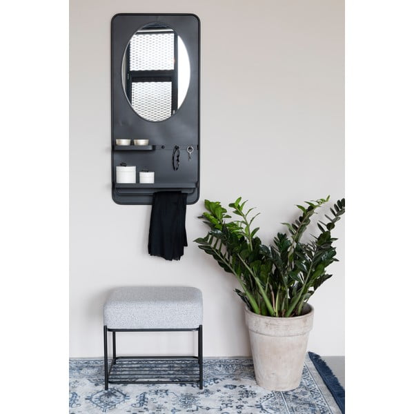 Svetlosivý taburet Milou – White Label-image-3