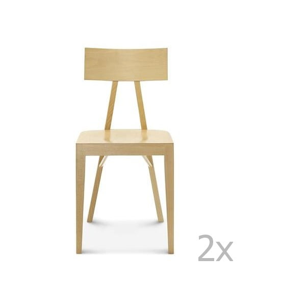 Sada 2 drevených stoličiek Fameg Caja