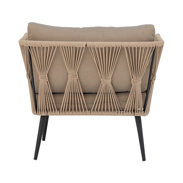 Béžové polstrované záhradné kreslo Pavone – Bloomingville-image-3