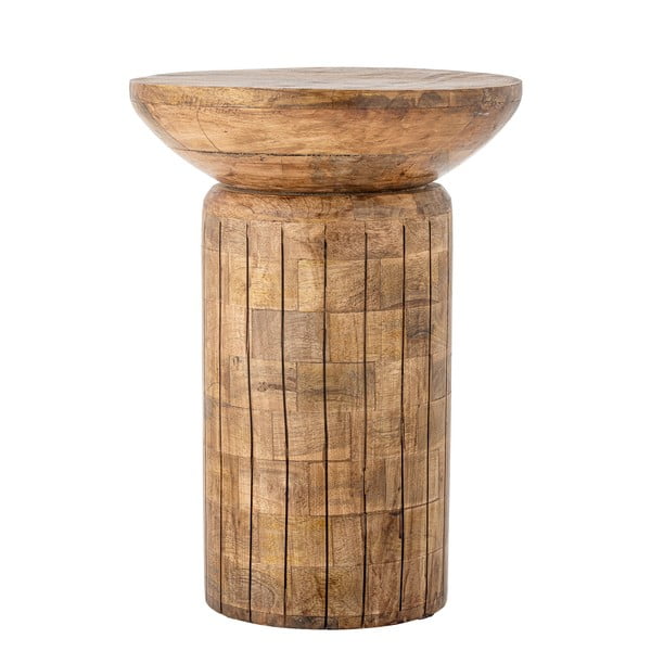 Okrúhly odkladací stolík z mangového dreva ø 30 cm Yasme – Bloomingville