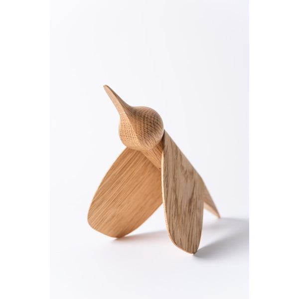 Soška z dubového dreva (výška  11,5 cm) Tica – Gazzda-image-3