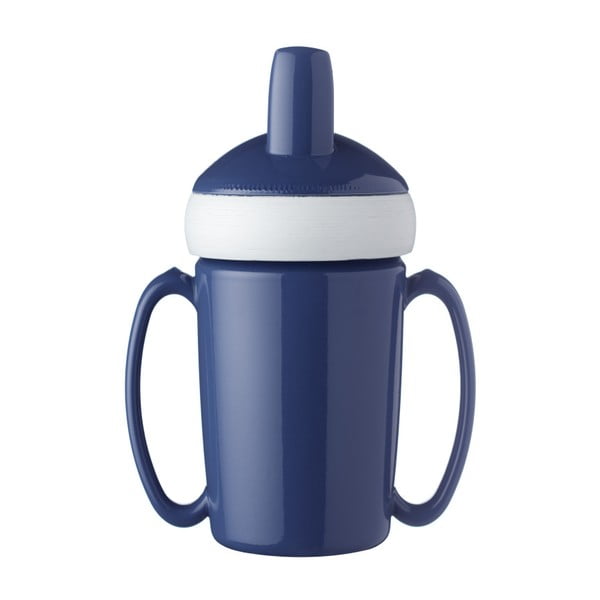 Modrá detská fľaša na vodu Mepal Trainer Mug