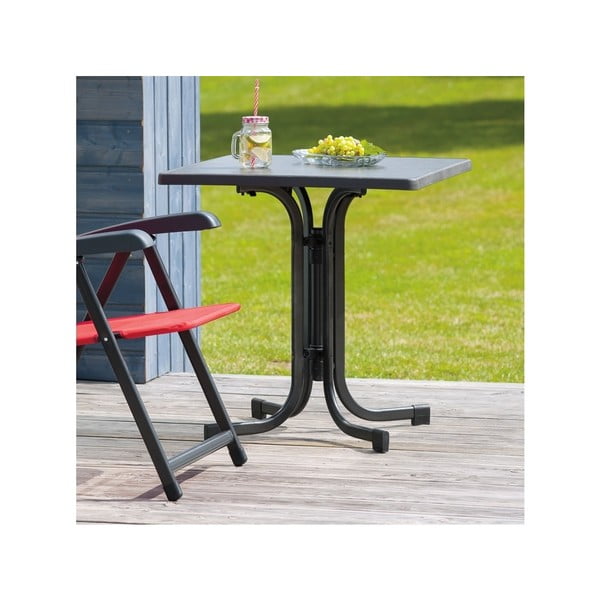 Záhradný jedálenský stôl 70x70 cm Pizarra - Dajar-image-1