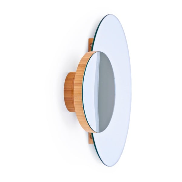 Nástenné zrkadlo Wireworks Eclipse Bamboo-image-1