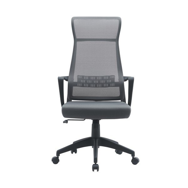 Sivá čalúnená kancelárska stolička Hoboken – Yes Everyday-image-1