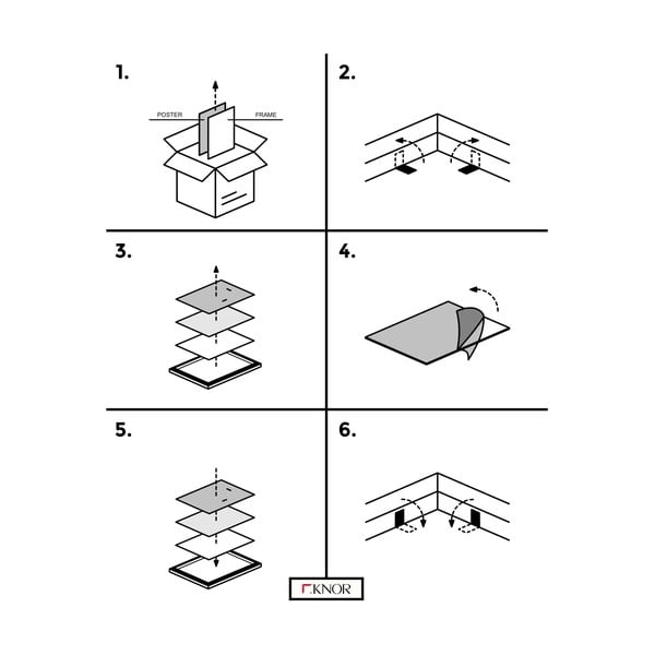 Obrazy v súprave 4 ks 32x42 cm – knor-image-3