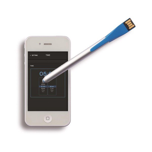 Stylus s USB diskom Point 4GB, modrý-image-1