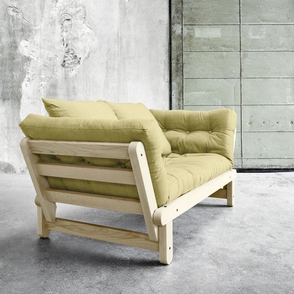 Rozkladacia pohovka Beat Natural/Avocado Green-image-1