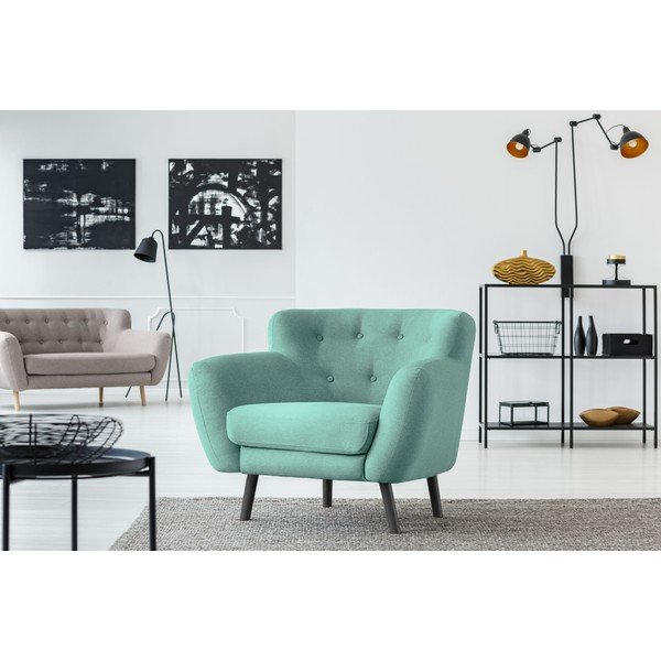 Zelené kreslo Cosmopolitan design Hampstead-image-4