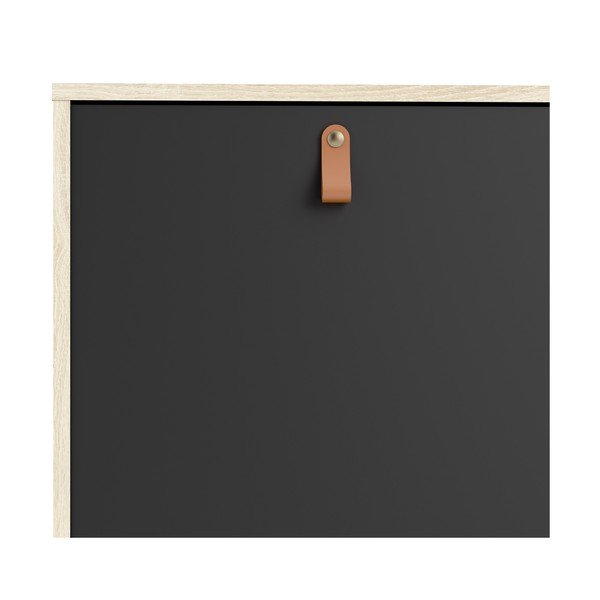 Čierna komoda Tvilum Stubbe, 147 x 87 cm-image-4