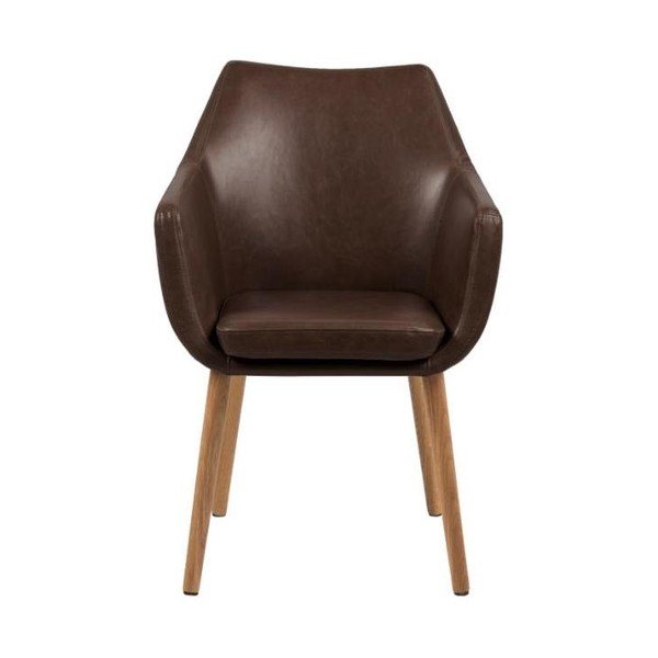 Hnedé kreslo Actona Nora-image-2