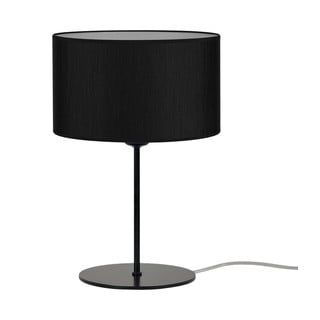 Čierna stolová lampa Bulb Attack Doce S, ⌀ 25 cm