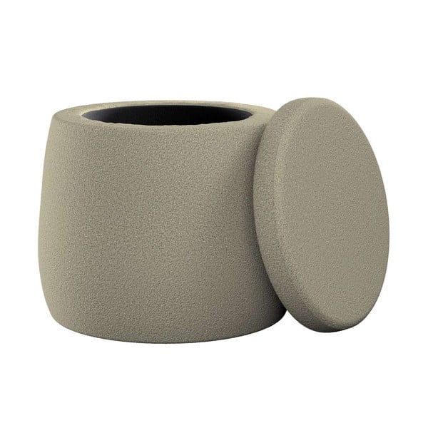 Béžový detský puf Boucle – Yellow Tipi-image-1