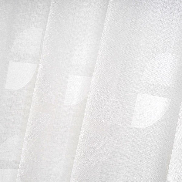 Biely záves zo žakára 140x260 cm Mid Century – Casa Selección-image-4