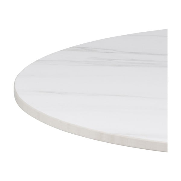 Biely okrúhly konferenčný stolík s keramickou doskou ø 60 cm Malta – Actona-image-3