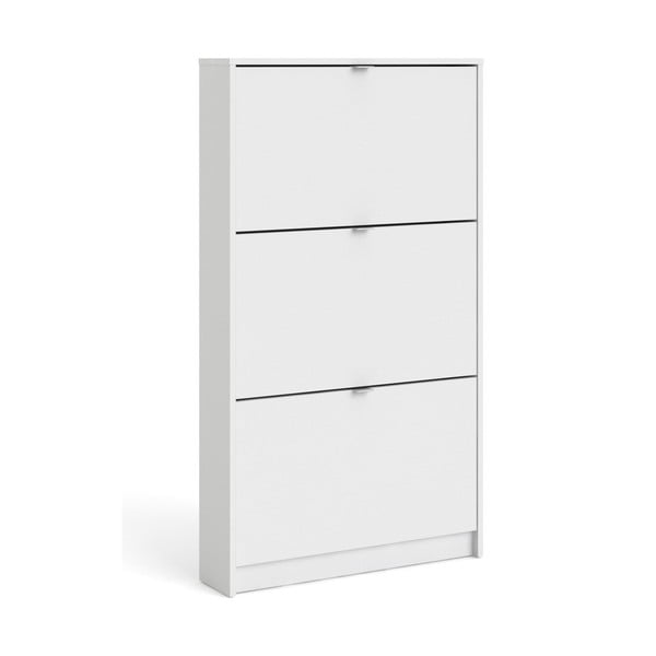 Biela výklopná skrinka na topánky Shoes – Tvilum