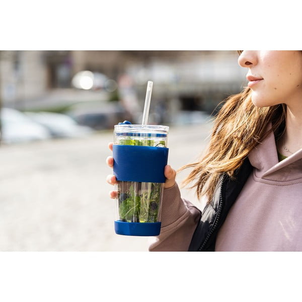 Modrý termo hrnček 600 ml Fuori – Vialli Design-image-3