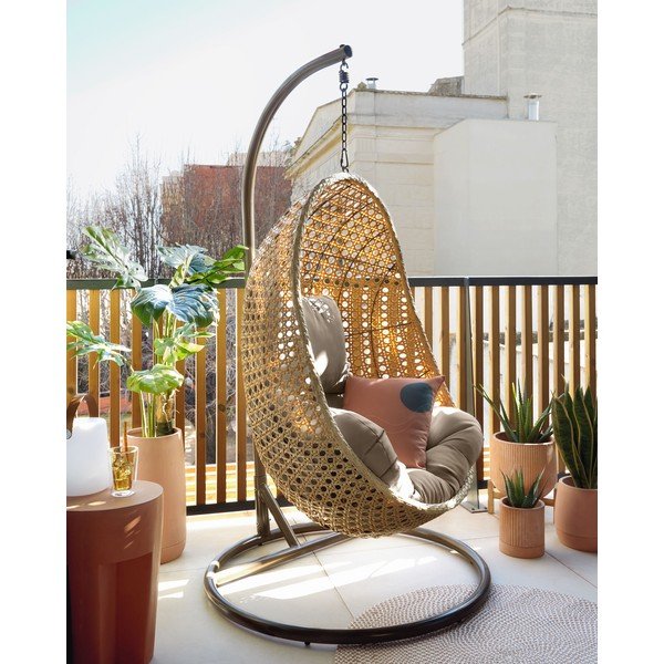 Čierna konštrukcia pre závesné kreslo Dalias – Kave Home-image-1