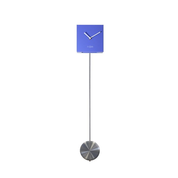 Modré nástenné hodiny Fisura Pendulum