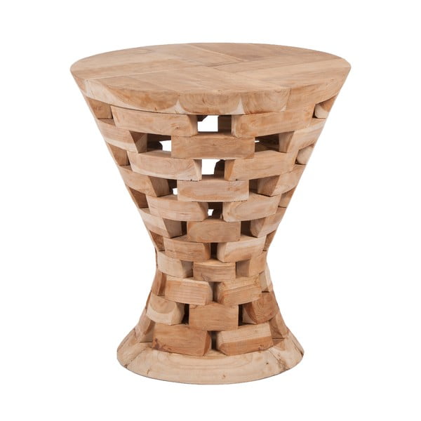 Stolička z teakového dreva Mikkel