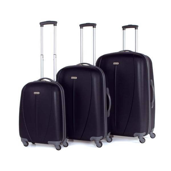 Set 3 cestovných kufrov Tempo Negro