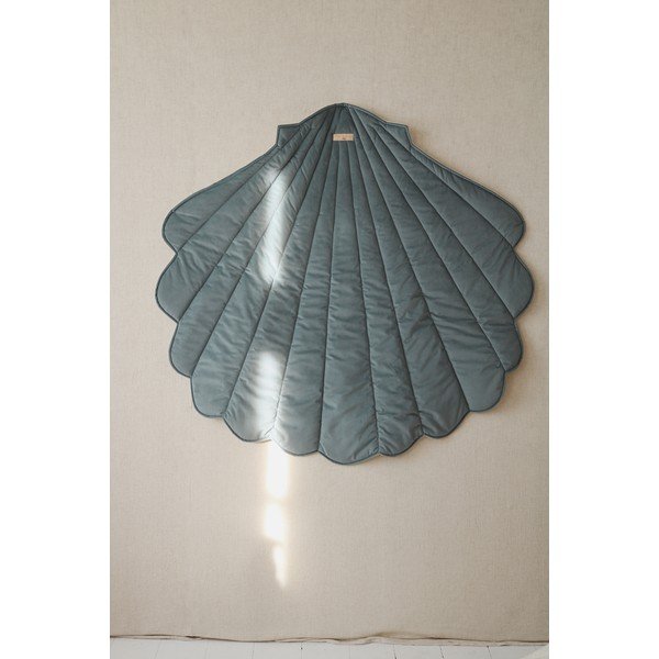 Modrá detská deka na hranie Grey Mint - Moi Mili-image-1