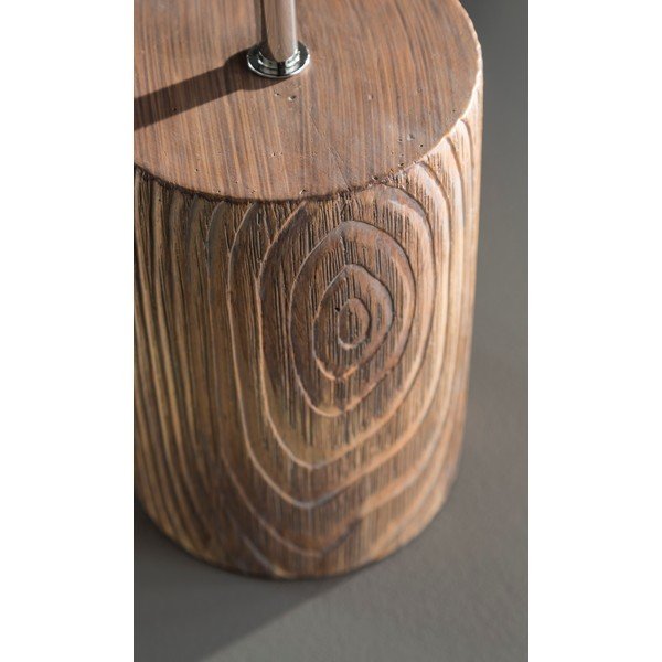 Hnedá stolová lampa Fischer & Honsel Malik, výška 43 cm-image-1
