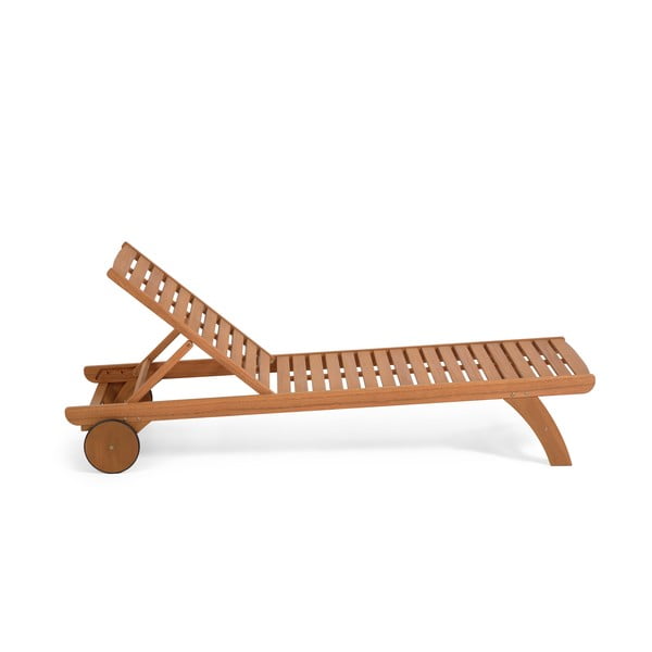 Záhradné ležadlo z eukalyptového dreva Kave Home Beila-image-2