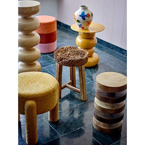 Kovový okrúhly odkladací stolík ø 41 cm Olonne – Bloomingville-image-3