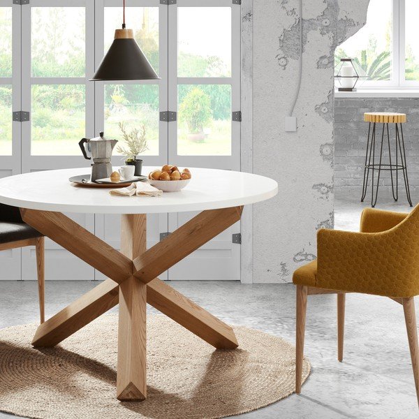 Jedálenský stôl Kave Home Nori, ⌀ 135 cm-image-1