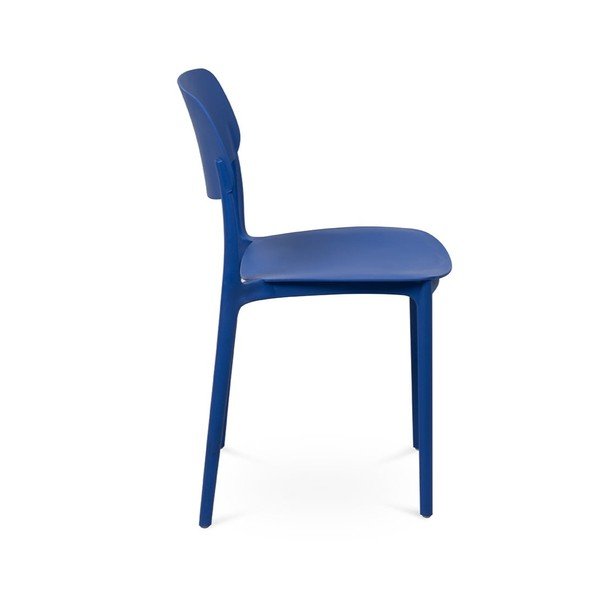 Modrá plastová záhradná stolička Hébé – Bonami Essentials-image-4