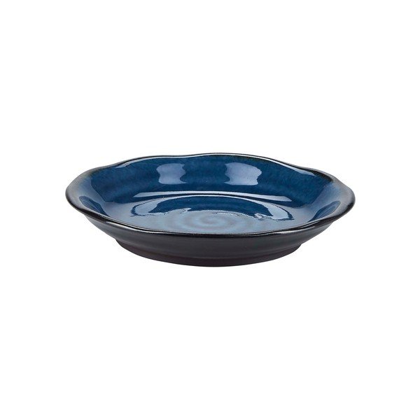 Modrý kameninový dezertný tanier Bahne & CO Birch, ø 20 cm