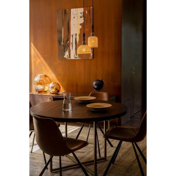 Okrúhly jedálenský stôl v dekore akácie ø 120 cm Class – Dutchbone-image-3