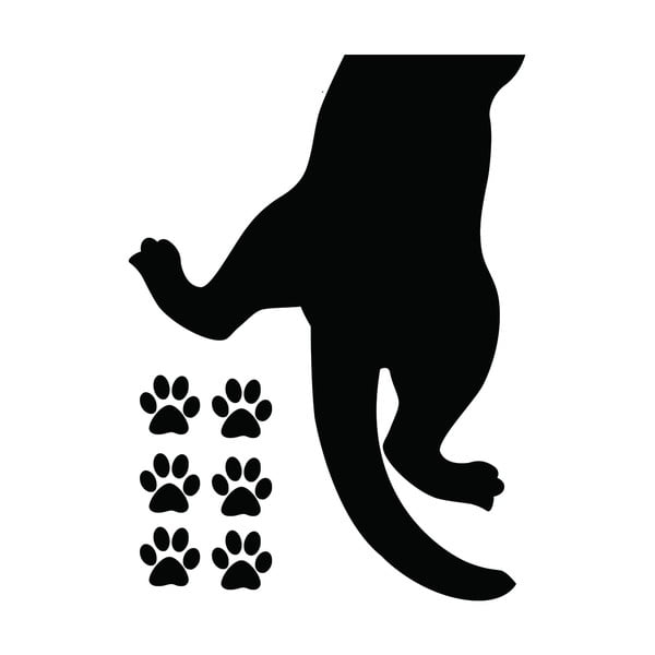 Samolepka Ambiance Cat Footprints-image-1