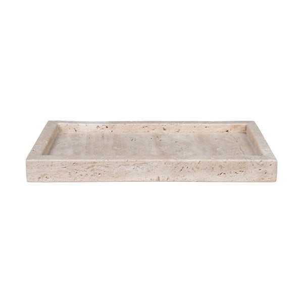Kamenná dekoratívna tácka 15x30,5 cm Travertine – House Nordic
