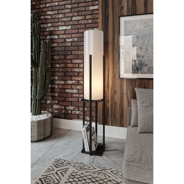 Čierno-biela stojacia lampa (výška 160 cm) Dor – Opviq lights-image-1