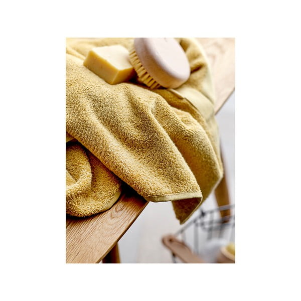 Žltý uterák z bio bavlny 50x100 cm Comfort - Södahl-image-2