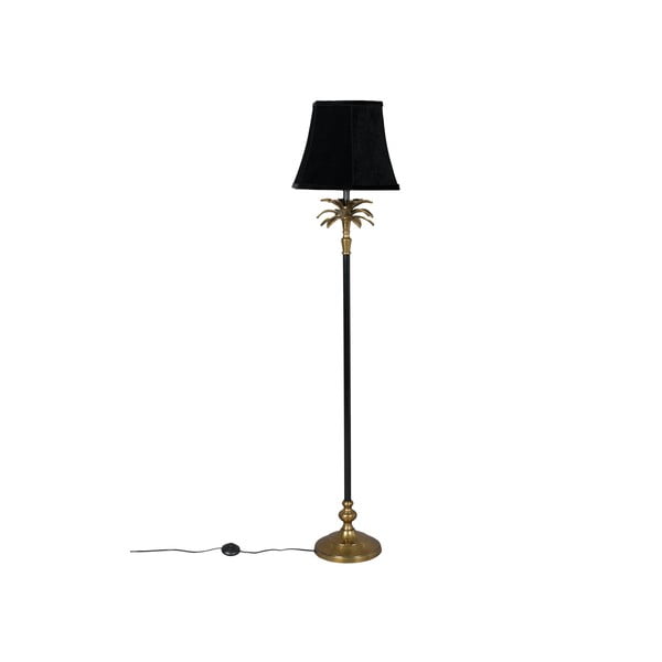 Stojacia lampa v čierno-zlatej farbe Cresta - Dutchbone