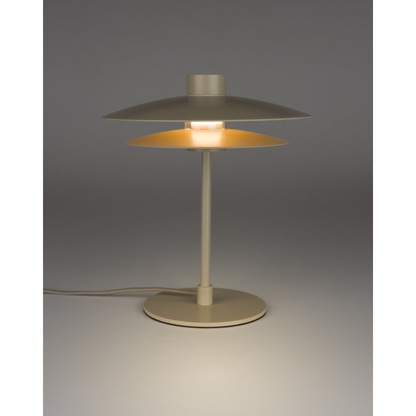 Béžová kovová stolová lampa (výška  32 cm) Wubbo – White Label-image-1