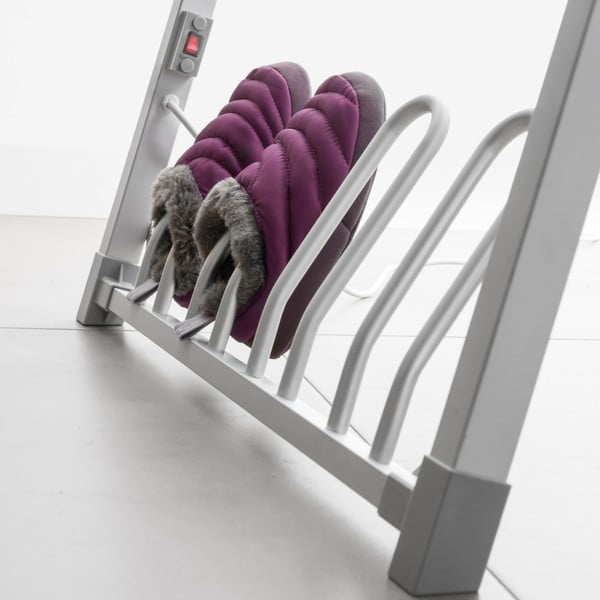 Sivý skladací elektrický stojan na prádlo InnovaGoods Clothes Airer-image-1