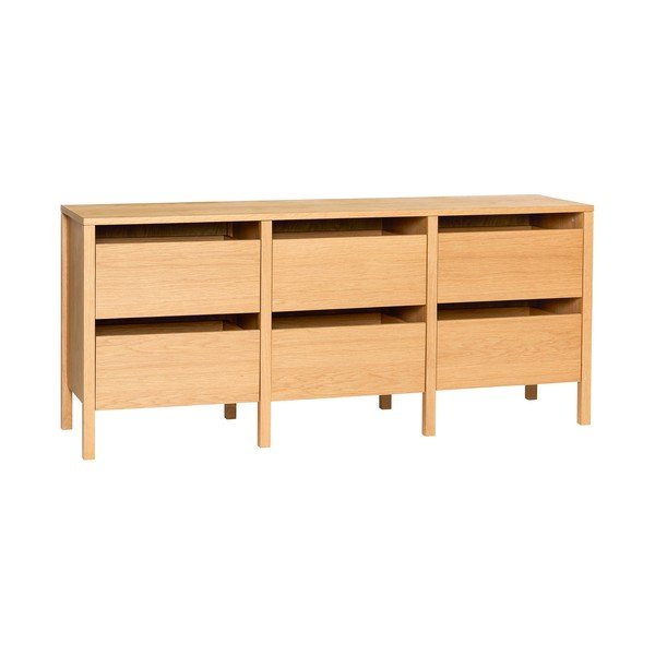 Komoda v dekore duba v prírodnej farbe 150x65x40 cm Forma – Hübsch