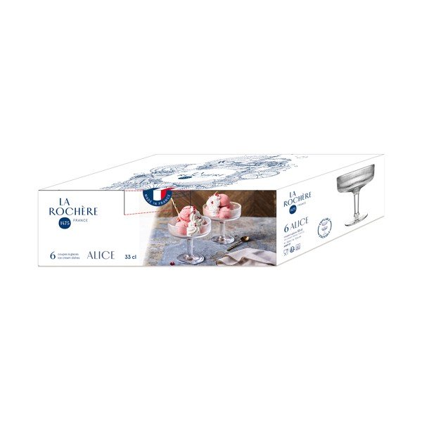 Sklenená miska na zmrzlinu 370 ml – La Rochére-image-3